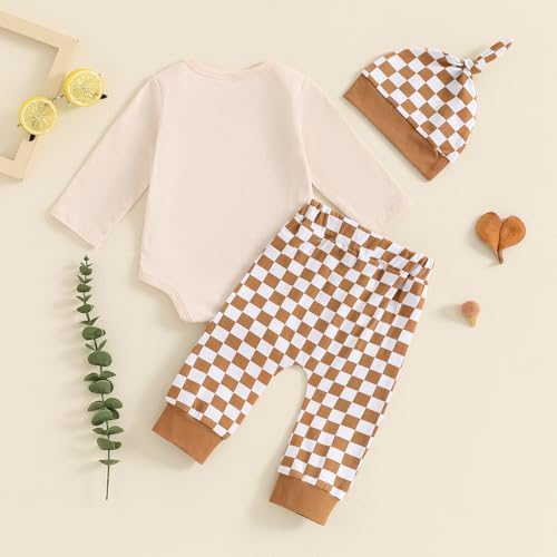 Madjtlqy Little Dude Newborn Baby Boy Fall Clothes Set Cute