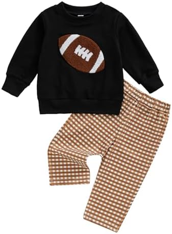 Baby Boys Girls Football Outfit Set Adorable Cozy