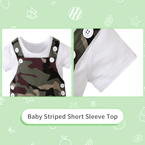 Kimoda Baby Boys Clothes Set Summer Newborn Shorts Outfits 2pcs Perfect