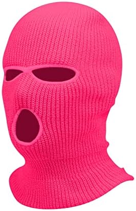 Warm Ski Mask for Women - Knit Windproof Design