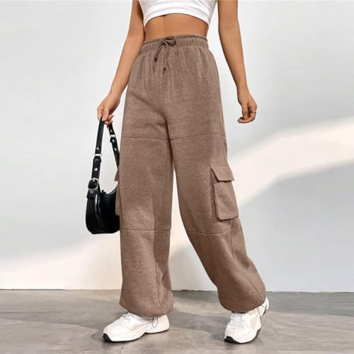 TANGNADE Womens Wide Leg Sporty Sweatpants