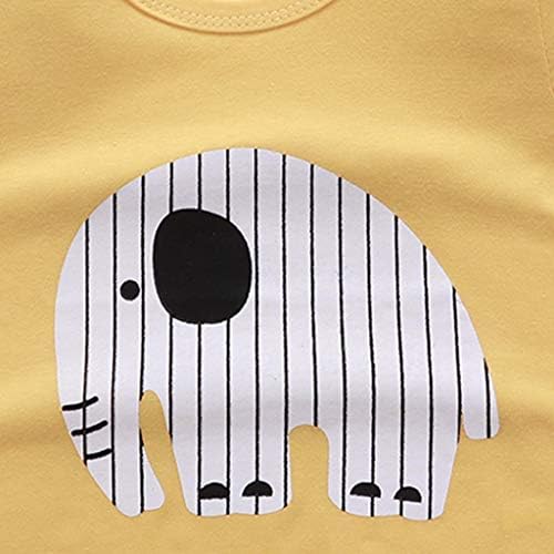 Cartoon Animal Printed Kids Summer Outfit