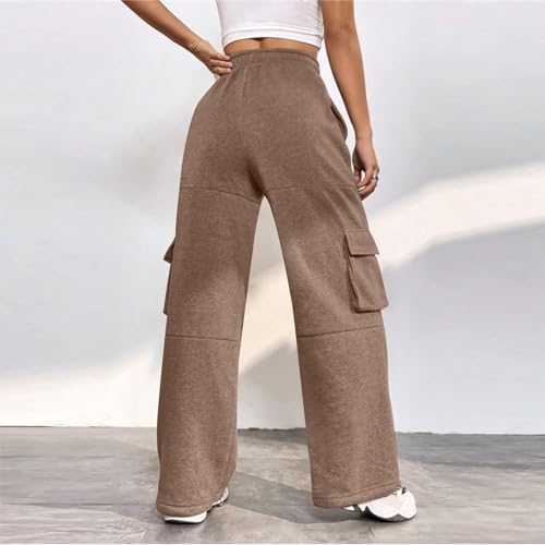 TANGNADE Womens Wide Leg Sporty Sweatpants