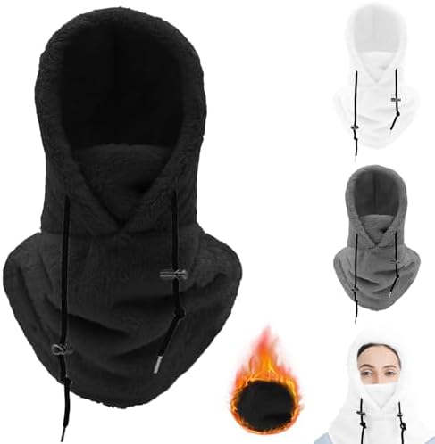 TFSUDI sherpa hood ski mask for cold weather adventures