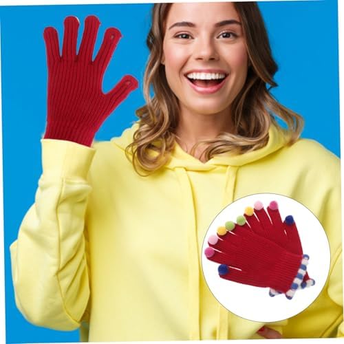 SOIMISS Cute Boys Girls Winter gloves Touchscreen mitten cover