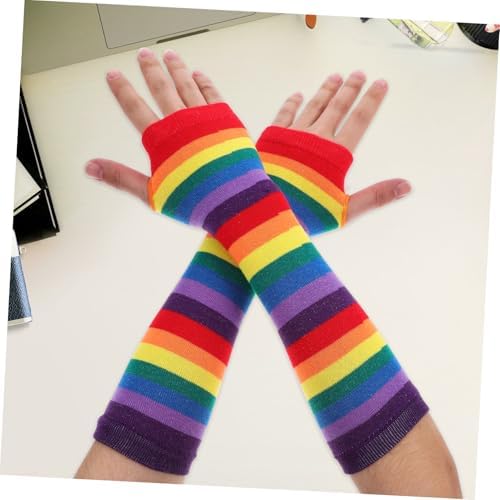 Rainbow Glow Gloves Flash