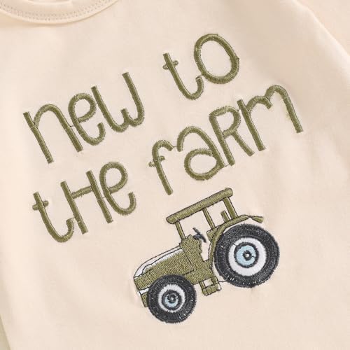 MABABY Newborn Boys Romper Pants Hat Set Fall Winter