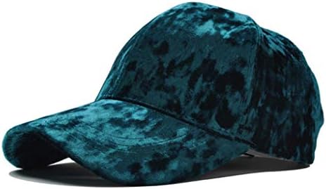 Beerty Faux Velvet Flannel Adjustable Baseball Cap for Men Women