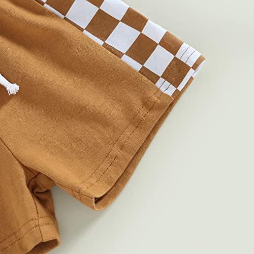 Murnouche 2Pcs Toddler Boy Summer Clothes Set