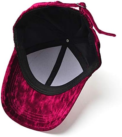 Beerty Faux Velvet Flannel Adjustable Baseball Cap for Men Women