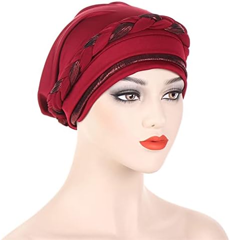 Soft African Pattern Turban Beanie for Women Girls