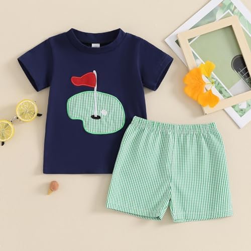 Cute Toddler Golf Outfit for Boys
