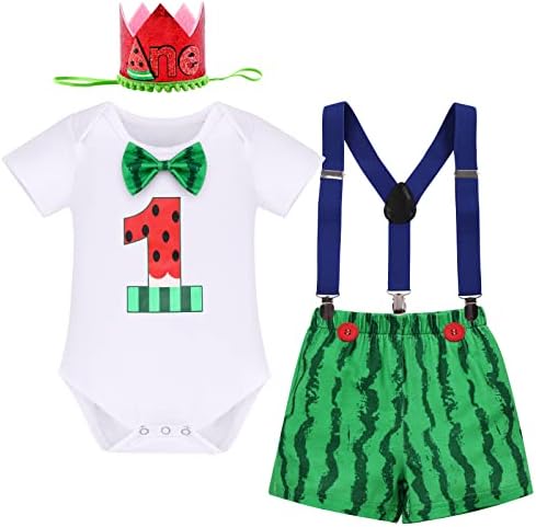Melon-Themed 1st Birthday Outfit - Perfect for Cake Smash Parties