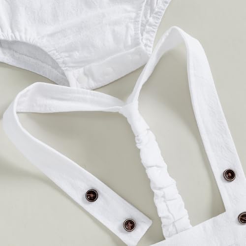 SIBAOZI Baby Boy Lapel Neck Romper Set