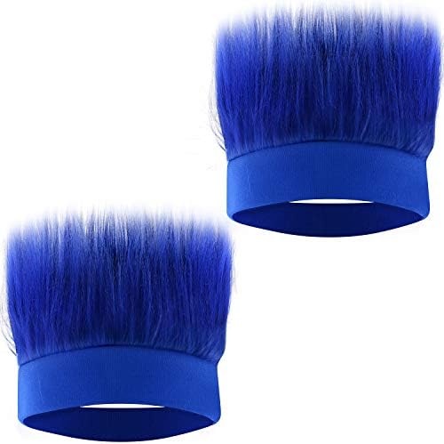 Sunshane 2-Piece Hairy Headband Blue