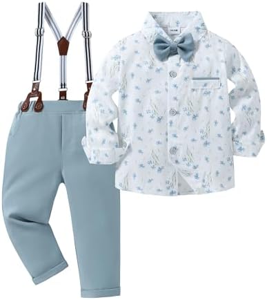 ZOEREA Boys Tuxedo Set - 1-5T Wedding Attire