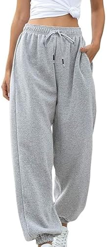 EOPUING 2025 Fashion Womens High Waist Joggers