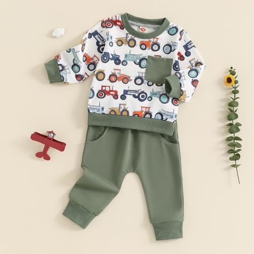 COORALOO Baby Boys Farm Tractor Set