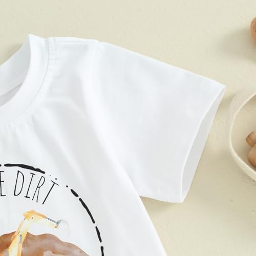 Retro Country Animal Print Casual Baby Boy T-Shirts Shorts Set