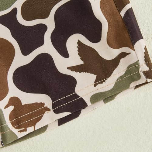 Mallard Duck Nearly Perfect Summer outfit for boys Toddler_shorts set