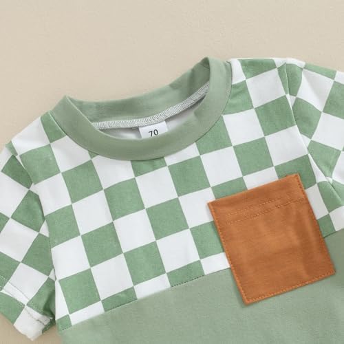 Cool summer outfit for boys Soft cotton clothes set