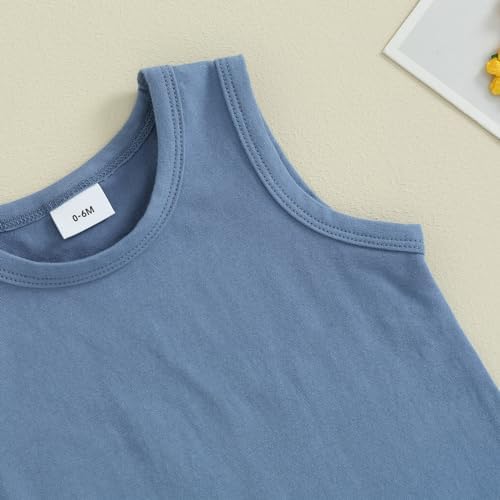 CIYCUIT 2Pcs Baby Boys Summer Beach Outfits Comfortable and Adorable Set