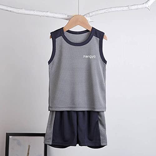 Zhb Summer Comfort Set for Toddlers - Tank Tops Solid Shorts