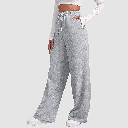 Stylish Wide-Leg Fleece-Lined Joggers for Women