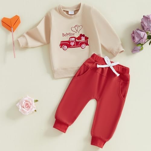Valentines Toddler Outfit Set