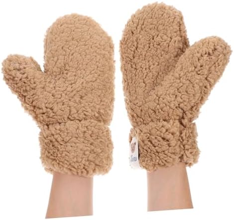 Knitted Cartoon Furry LongWinter Gloves