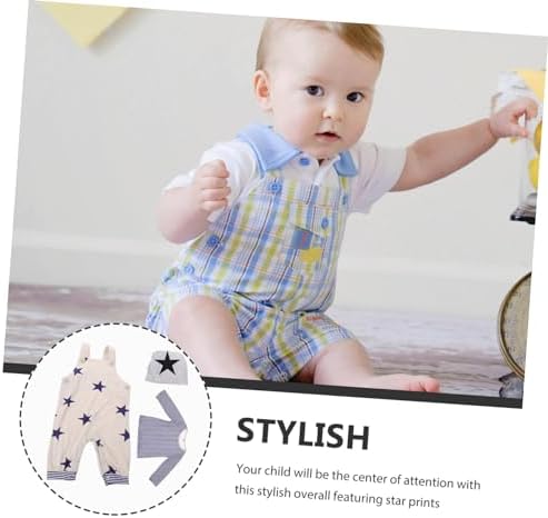 Spring Printed suspenders Set for Newborn Boys