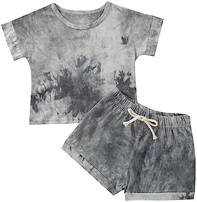Cool Tie-Dye Summer Set for Baby Boys
