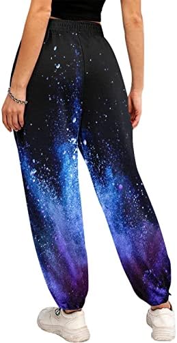 Womens Plus Size Baggy High-Waisted Sweatpants