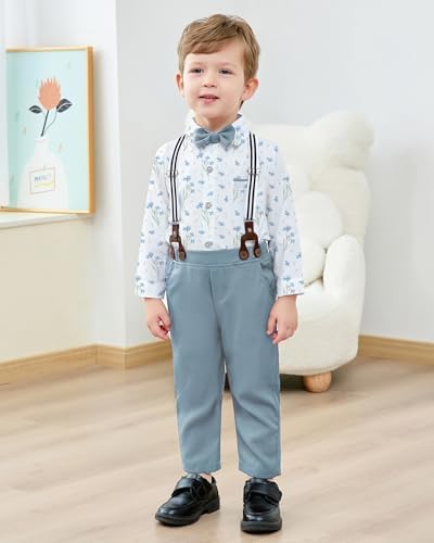 ZOEREA Boys Tuxedo Set - 1-5T Wedding Attire