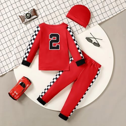 Hapidoos Baby Boy 2nd Birthday Race Car Driver Outfit Fun Toddlers Party Gear