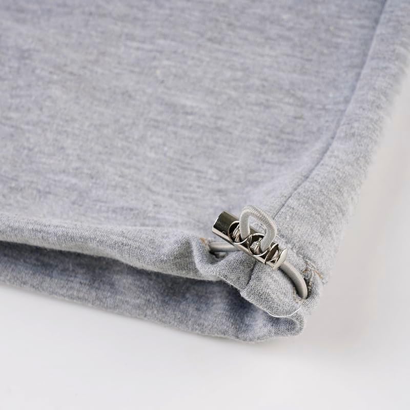 Womens High Waist Wide Leg Elastic Sweatpants