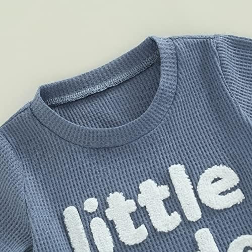 Little Dude Embroidered T-Shirt Shorts Set for Baby Boys