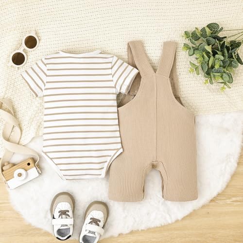 CETEPY Baby Boy Clothes Summer Romper Set Cartoon Dog Overall