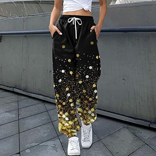 Cute Plus Size Wide Leg Sweatpants with Pockets