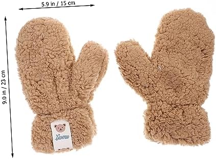 BESPORTBLE Knitted Cartoon Gloves for Winter