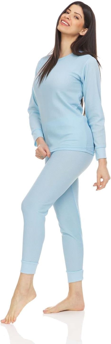 Thermal sets for women- soft breathable and warm premium cotton-poly blend