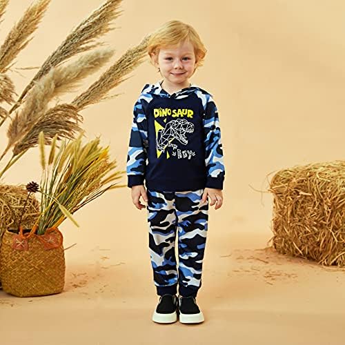 HINTINA Dinosaur Themed Baby Boys Clothing Set for Winter Spring