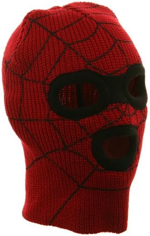 Broner Super Hero Spiderman Ski Mask Red