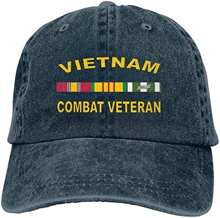 Navy Blue Adjustable Baseball Cap for Veterans Accessories