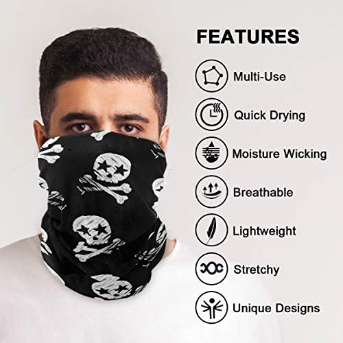 Balaclava Face Bandana Mask for Men Women Boys Girls with UV Protection