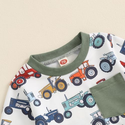 COORALOO Baby Boys Farm Tractor Set
