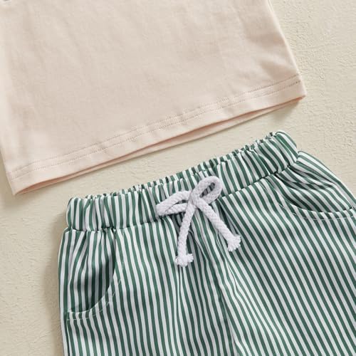 Sprifallbaby Baby Boy Tropical Print T-Shirt Shorts Set