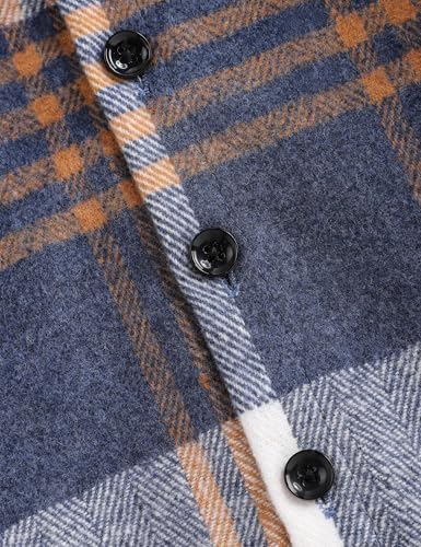 Adorable Toddler Boys Flannel Lattice Button-Down Set