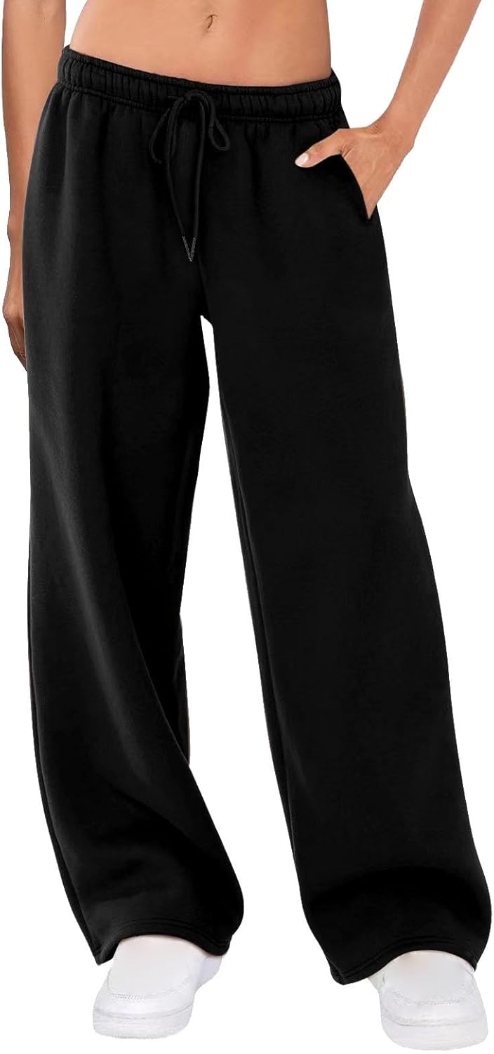 Comfortable Womens Wide-Leg Jogger Pants for Daily Use