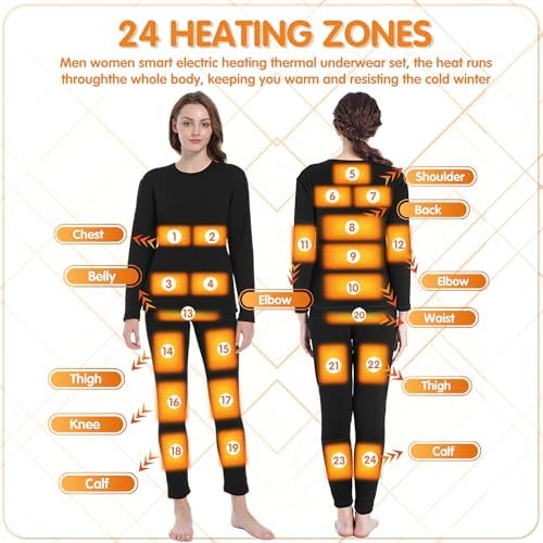 Heated Underwear Set for Women
